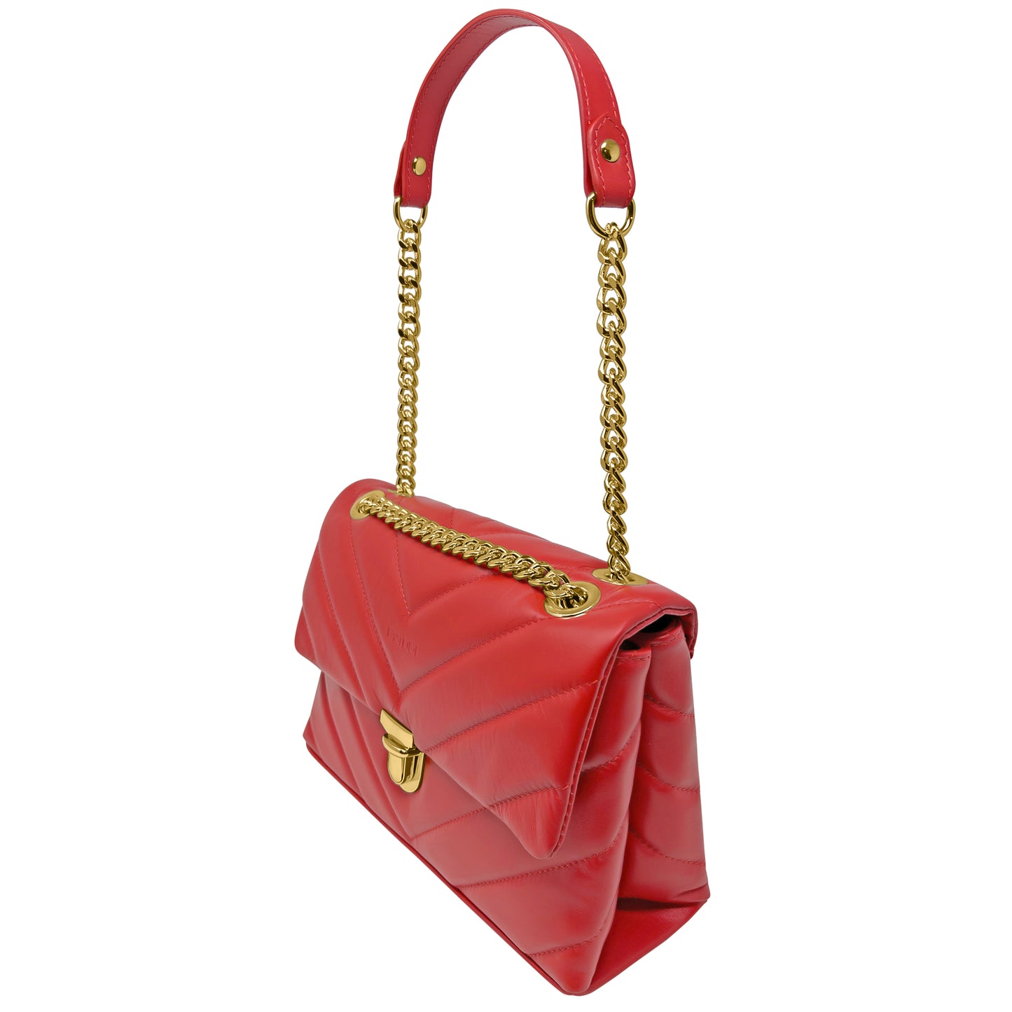 Borsa Donna a Tracolla e Spalla, In Vera Pelle Trapuntata, Made in Italy, Modello Elda Parubi Borse - vista 16