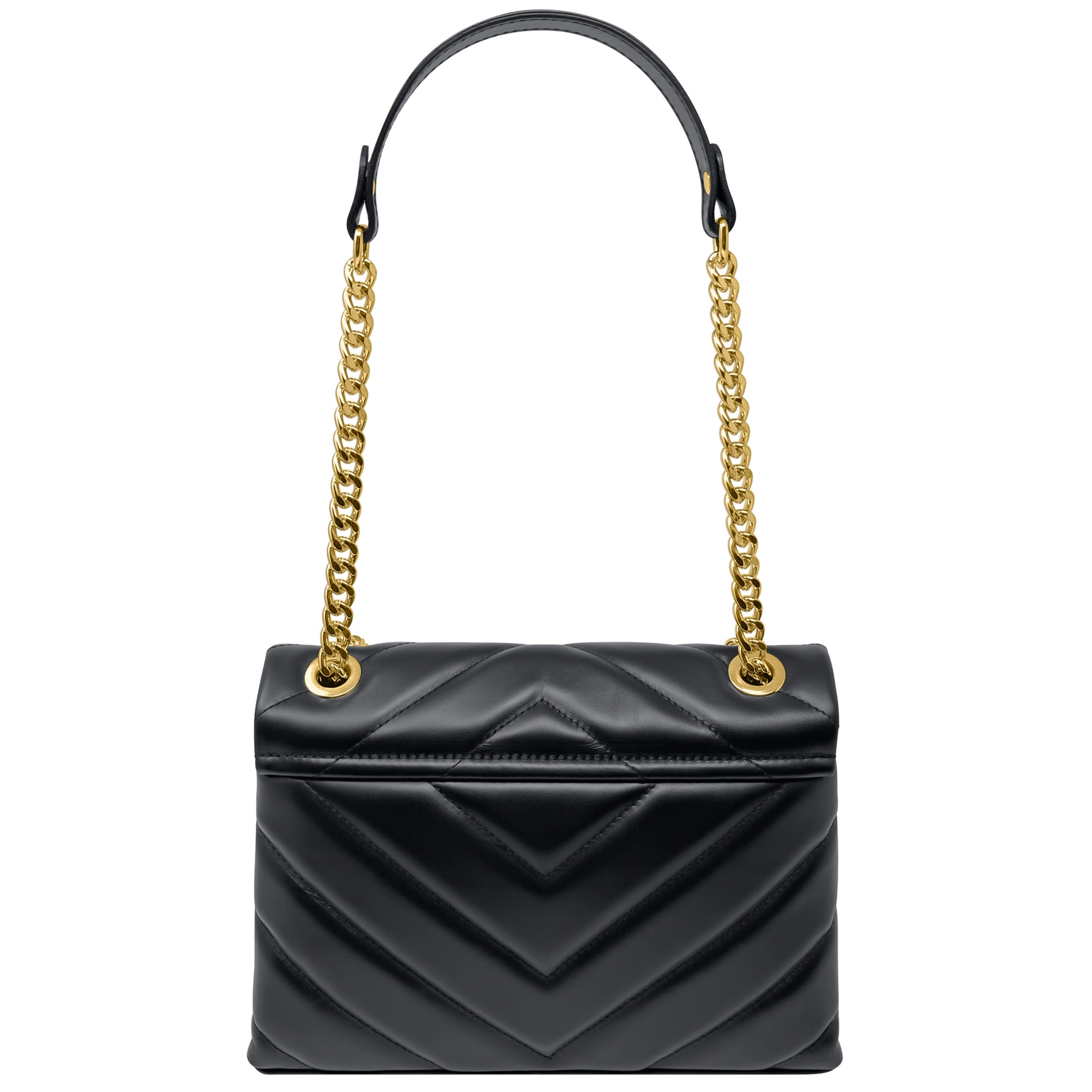 Borsa Donna a Tracolla e Spalla, In Vera Pelle Trapuntata, Made in Italy, Modello Elda Parubi Borse - vista 3