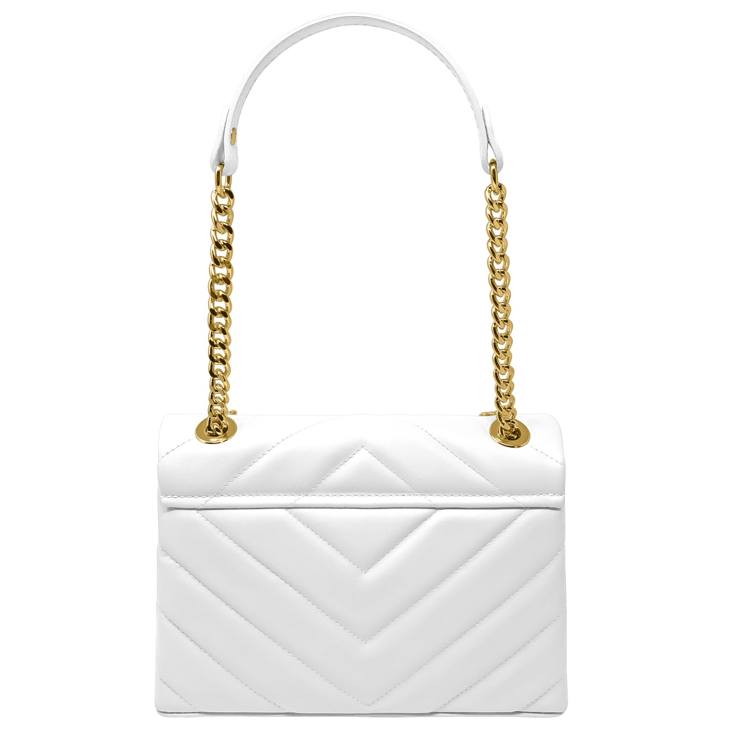 Borsa Donna a Tracolla e Spalla, In Vera Pelle Trapuntata, Made in Italy, Modello Elda Parubi Borse - vista 111
