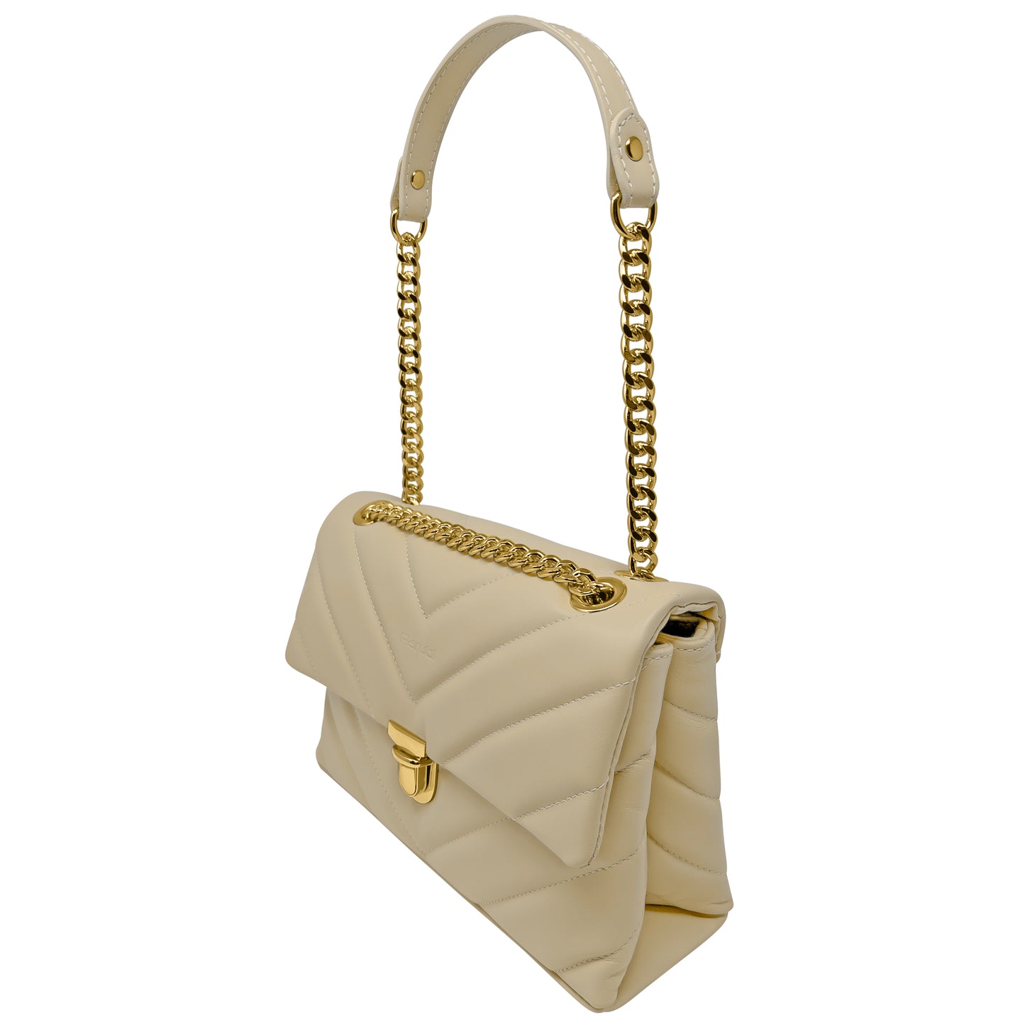 Borsa Donna a Tracolla e Spalla, In Vera Pelle Trapuntata, Made in Italy, Modello Elda Parubi Borse - vista 26