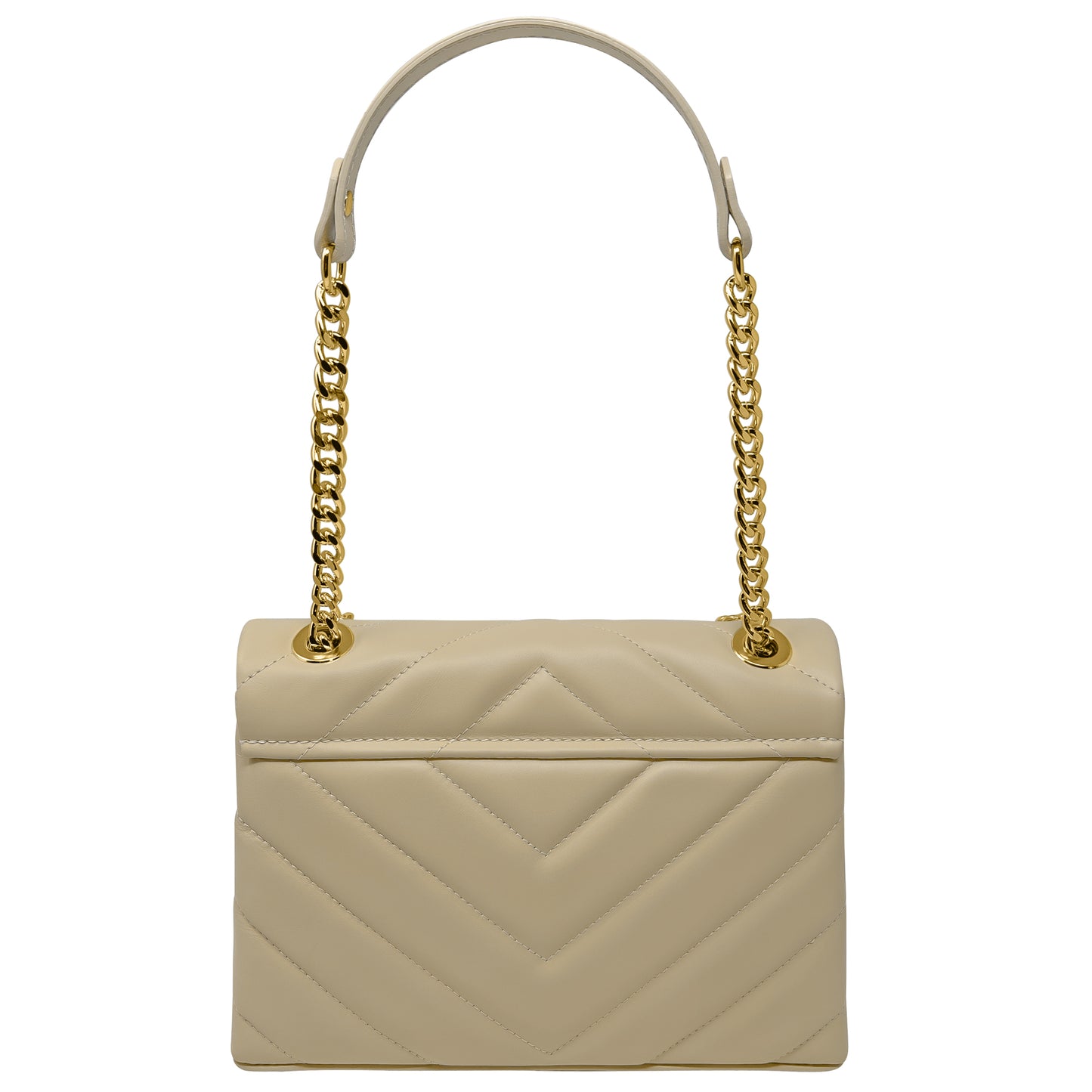 Borsa Donna a Tracolla e Spalla, In Vera Pelle Trapuntata, Made in Italy, Modello Elda Parubi Borse - vista 27