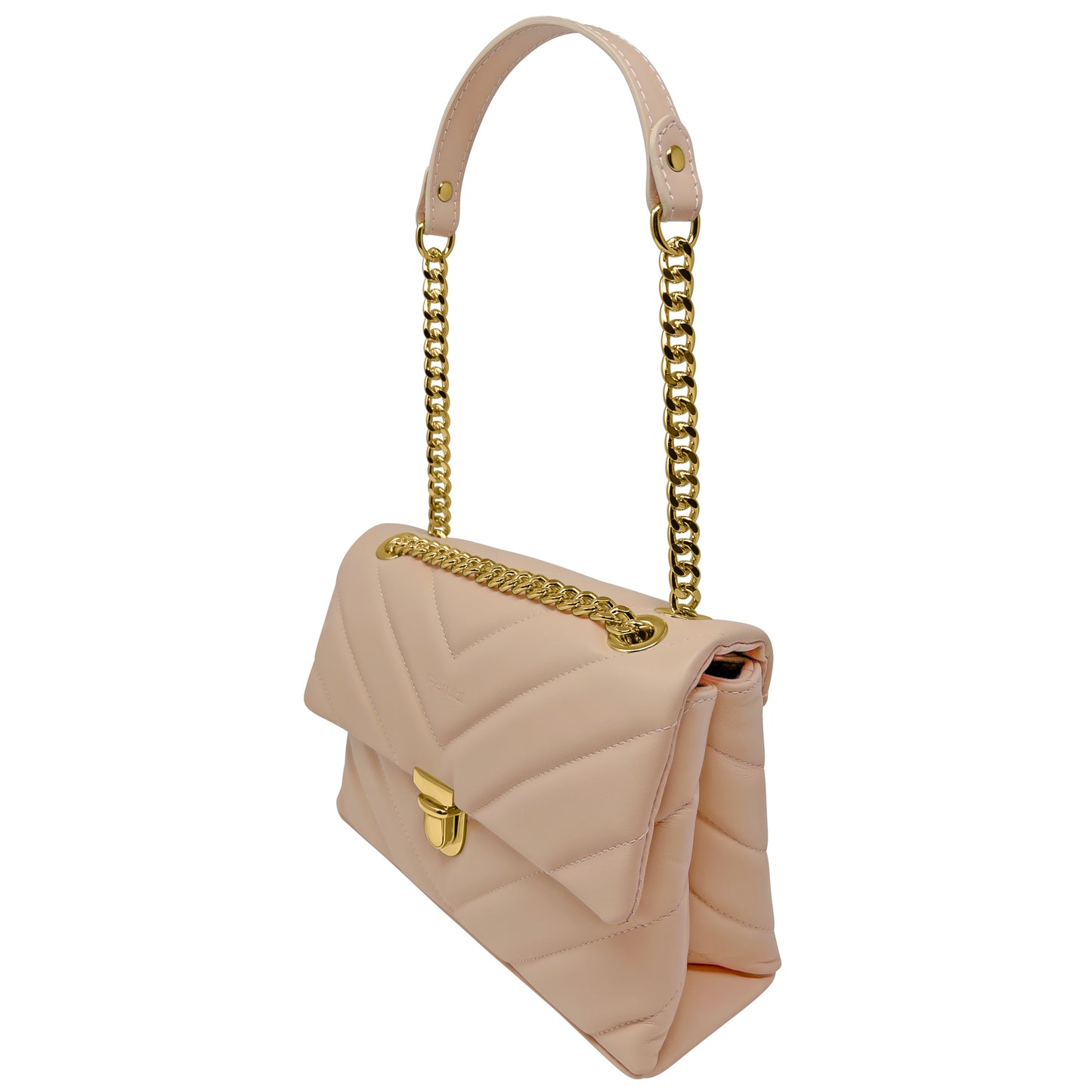 Borsa Donna a Tracolla e Spalla, In Vera Pelle Trapuntata, Made in Italy, Modello Elda Parubi Borse - vista 98