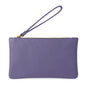 Pochette Donna a Mano, In Vera Pelle, Made in Italy, Modello Aura Parubi Blu Fiordaliso - vista 211