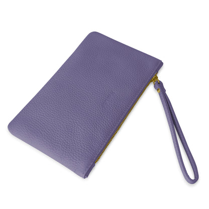 Pochette Donna a Mano, In Vera Pelle, Made in Italy, Modello Aura Parubi - vista 214