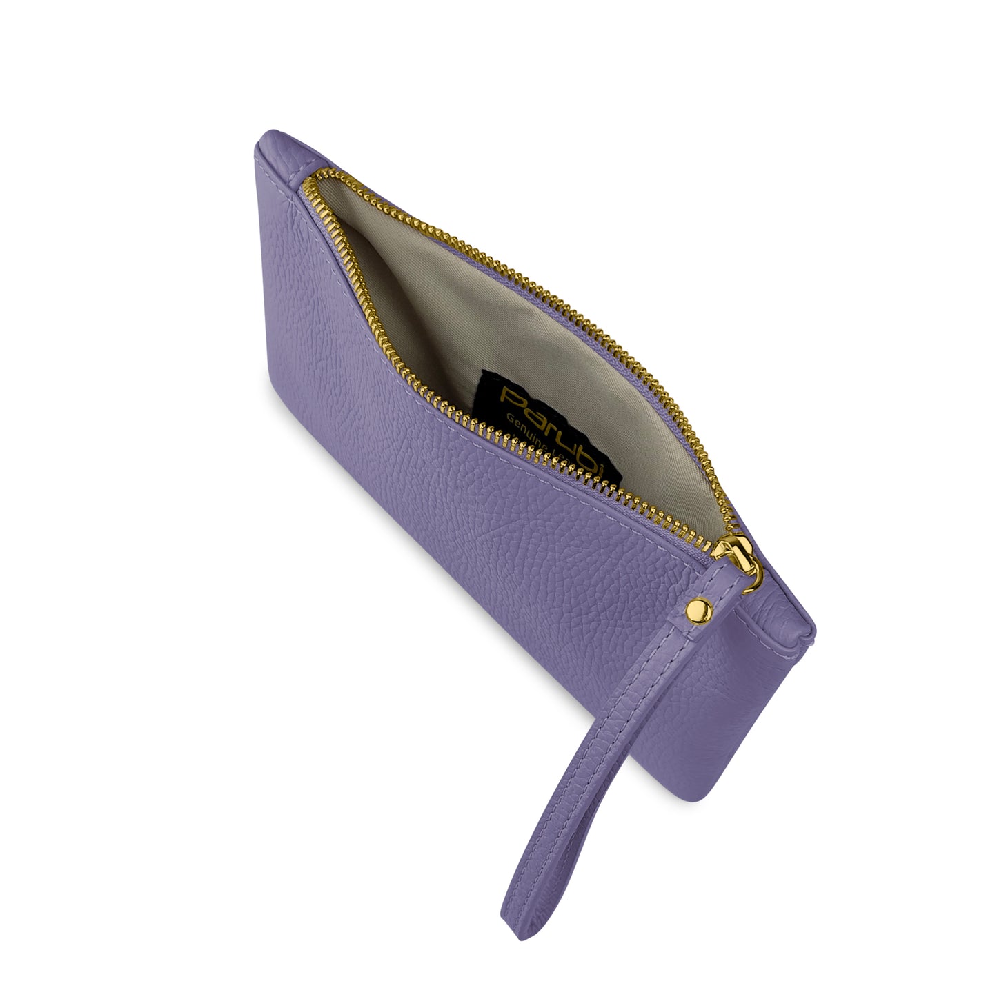 Pochette Donna a Mano, In Vera Pelle, Made in Italy, Modello Aura Parubi - vista 215