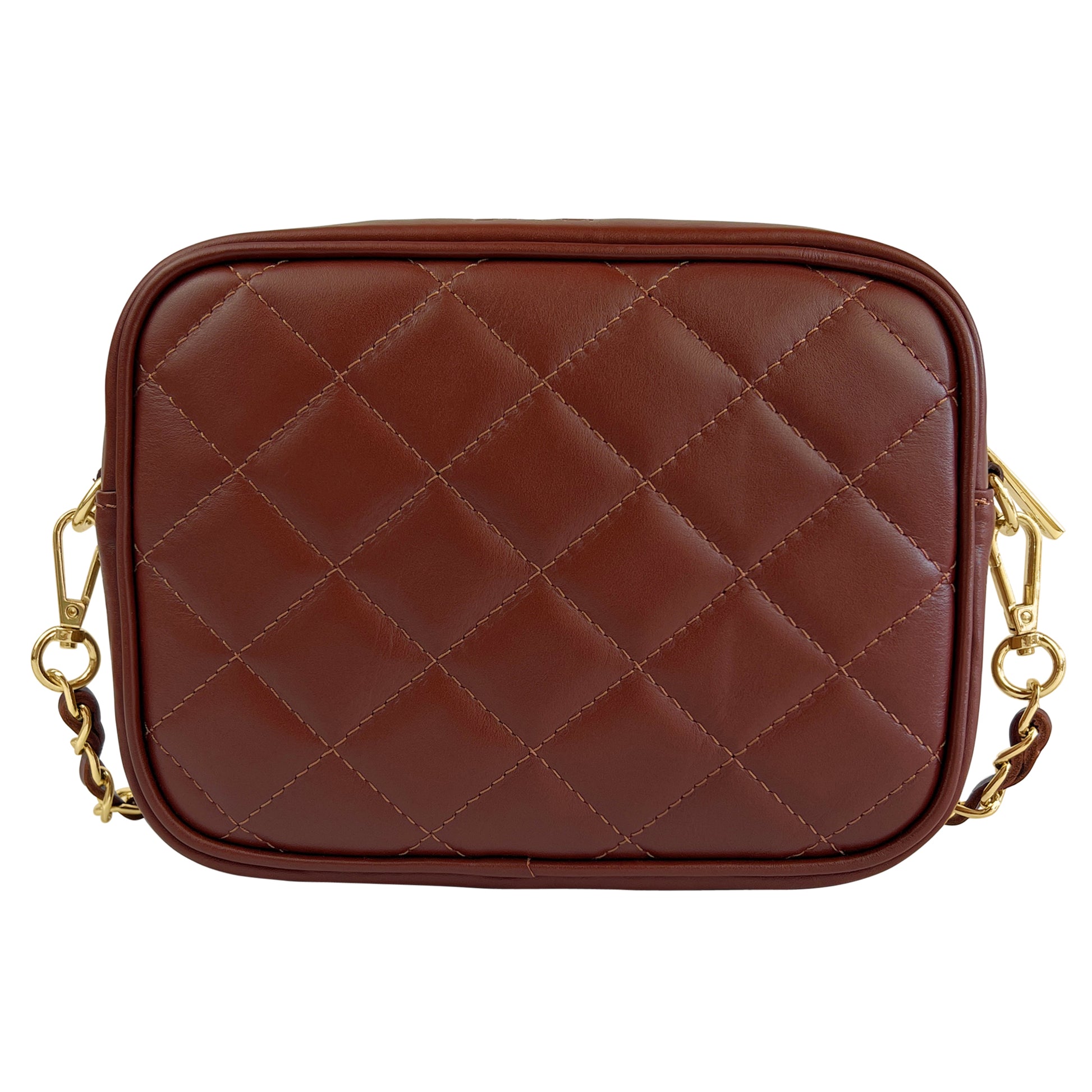 Borsa Donna a Tracolla, In Vera Pelle Trapuntata, Made in Italy, Modello Nora Parubi Borse - vista 52
