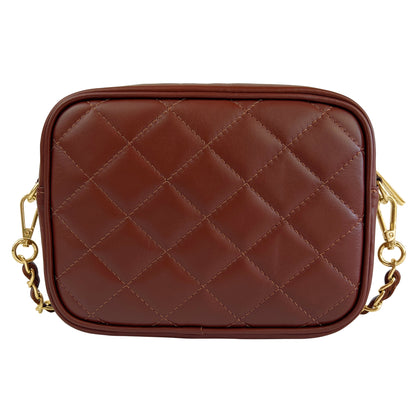 Borsa Donna a Tracolla, In Vera Pelle Trapuntata, Made in Italy, Modello Nora Parubi Borse - vista 52