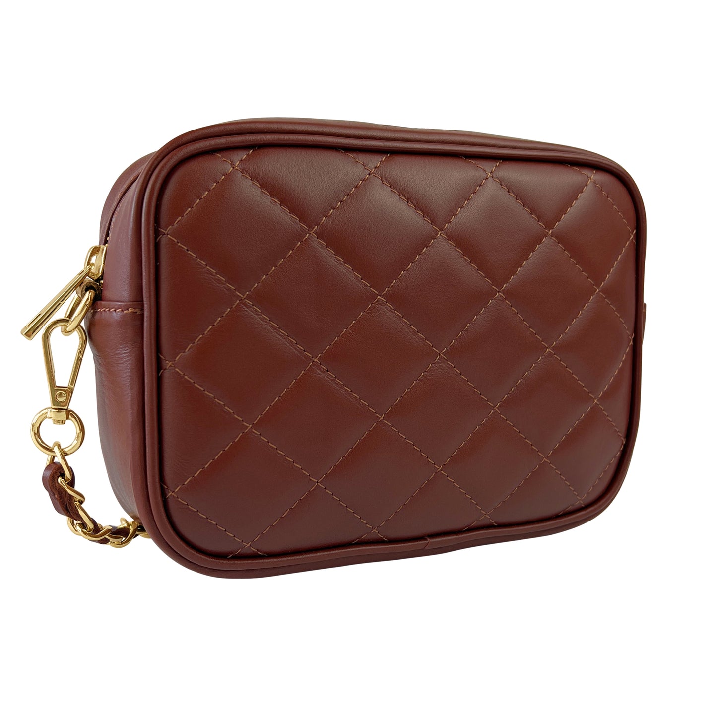 Borsa Donna a Tracolla, In Vera Pelle Trapuntata, Made in Italy, Modello Nora Parubi Borse - vista 53