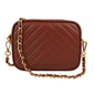 Borsa Donna a Tracolla, In Vera Pelle Trapuntata, Made in Italy, Modello Lola Parubi Borse Marrone - vista 41