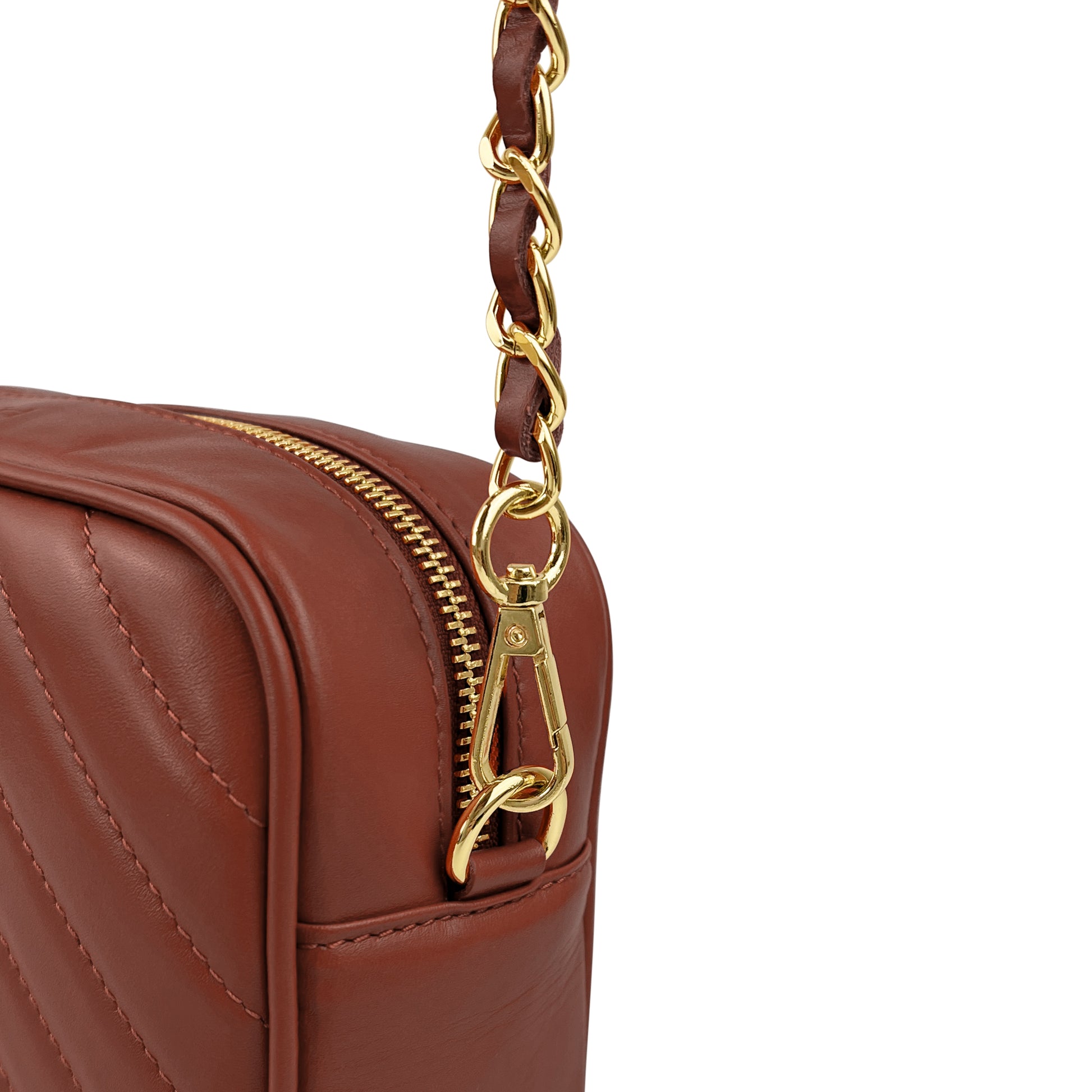 Borsa Donna a Tracolla, In Vera Pelle Trapuntata, Made in Italy, Modello Lola Parubi Borse - vista 49