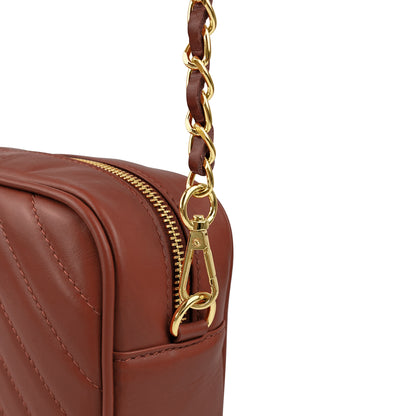 Borsa Donna a Tracolla, In Vera Pelle Trapuntata, Made in Italy, Modello Lola Parubi Borse - vista 49