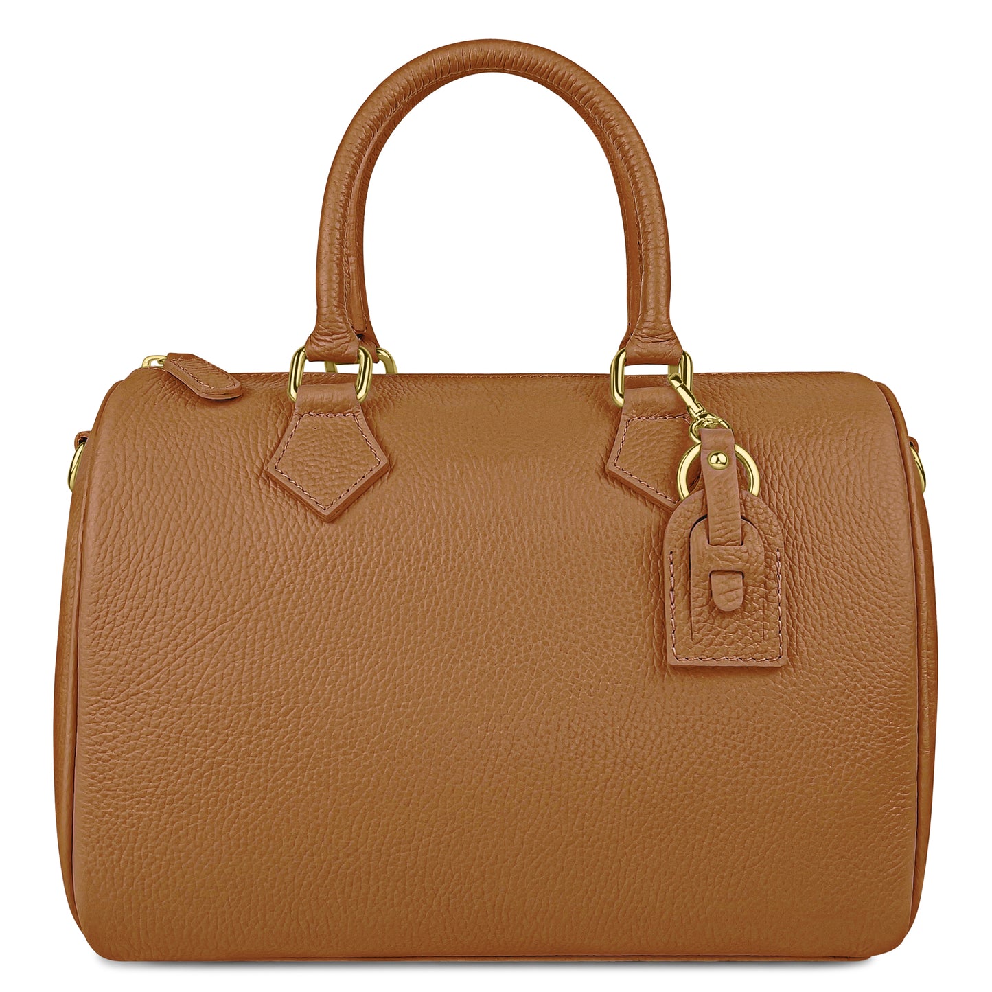 Borsa Bauletto Donna a Mano con Tracolla, In Vera Pelle, Made in Italy, Modello Olimpia Parubi Borse Marrone - vista 27