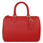 Borsa Bauletto Donna a Mano con Tracolla, In Vera Pelle, Made in Italy, Modello Olimpia Parubi Borse Rosso - foto prodotto