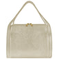 Borsa Donna a Mano, In Vera Pelle Laminata, Made in Italy, Modello Anette Parubi Borse Platino - vista 8