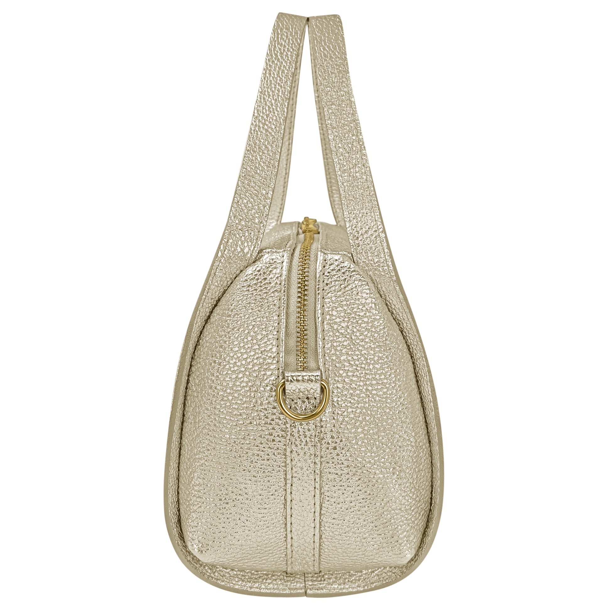 Borsa Donna a Mano, In Vera Pelle Laminata, Made in Italy, Modello Anette Parubi Borse - vista 10