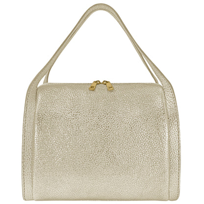 Borsa Donna a Mano, In Vera Pelle Laminata, Made in Italy, Modello Anette Parubi Borse - vista 11