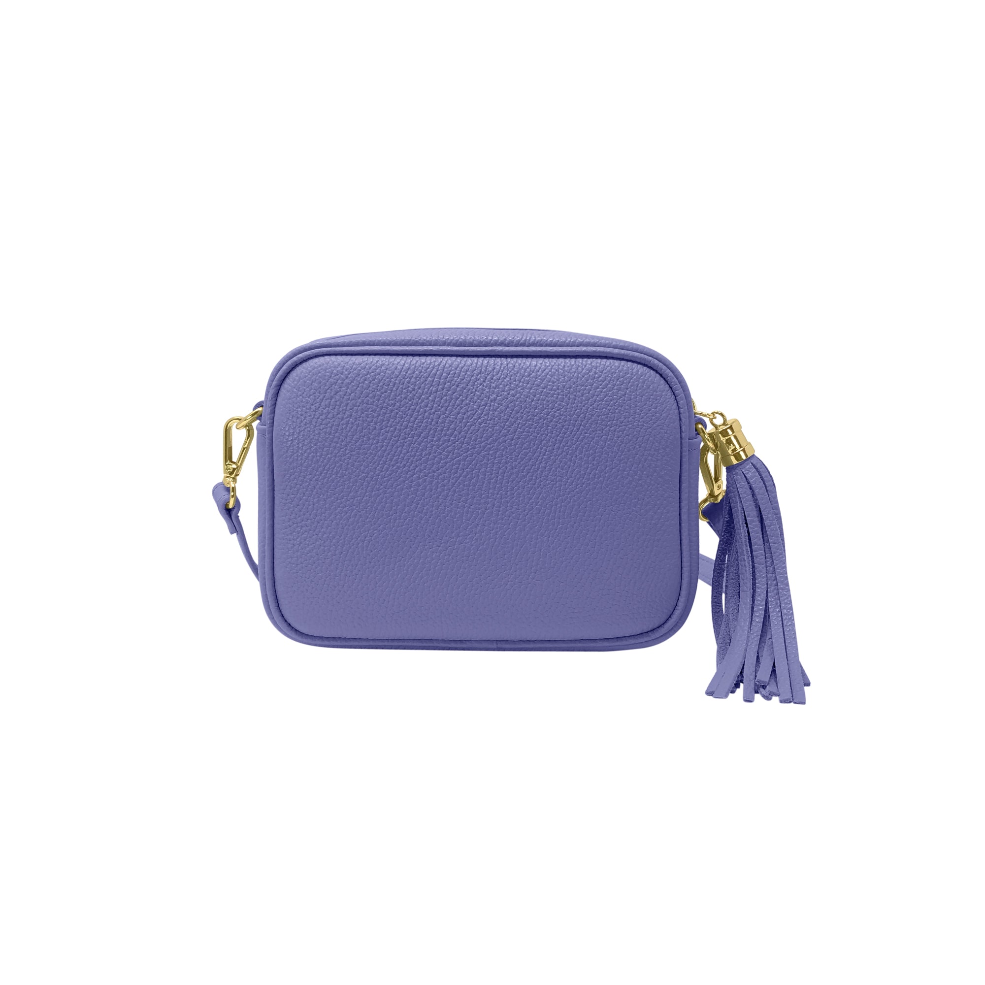 Borsa Donna a Tracolla Blu Fiordaliso, In Vera Pelle, Made in Italy, Anastasia