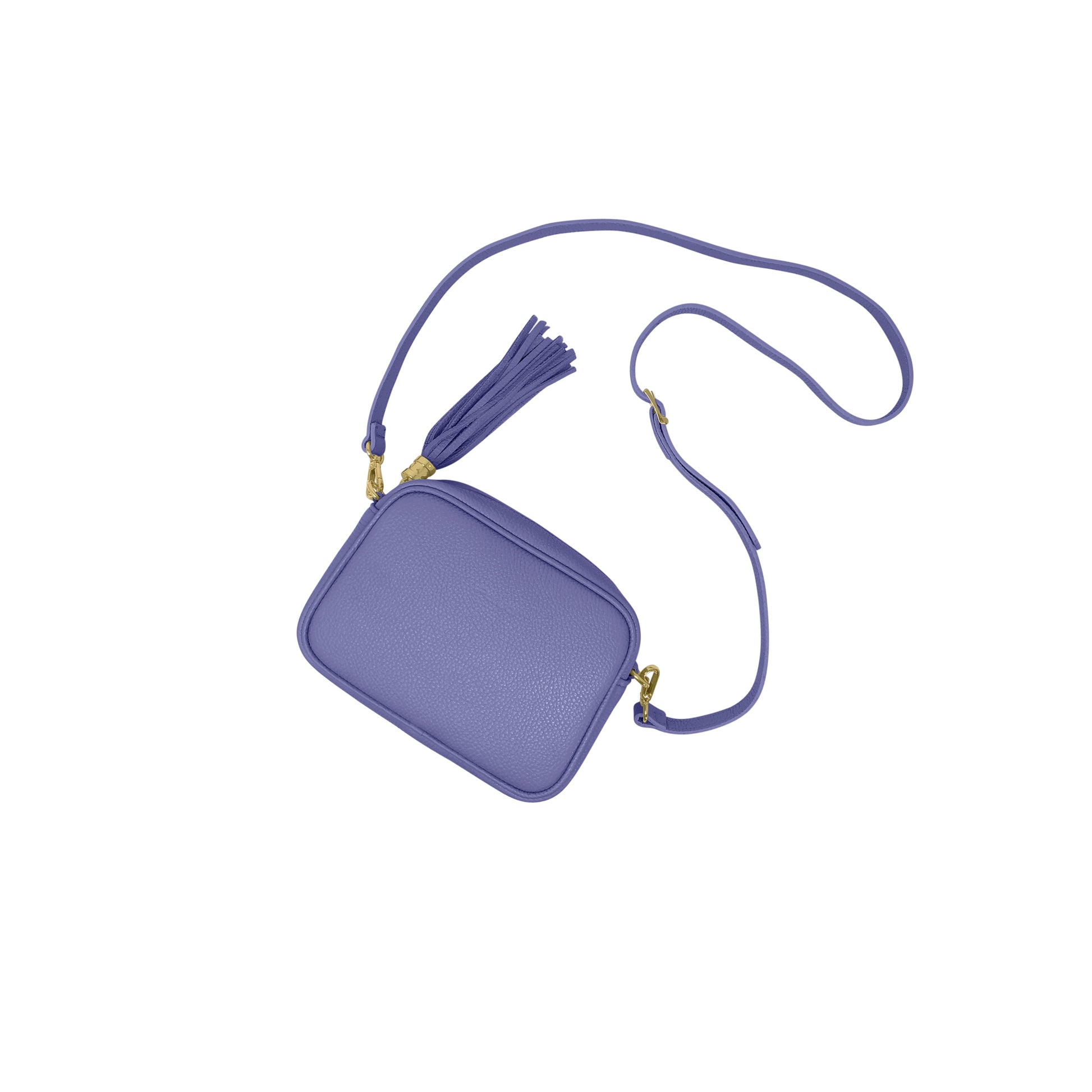 Borsa Donna a Tracolla Blu Fiordaliso, In Vera Pelle, Made in Italy, Anastasia Parubi Borse - vista 5