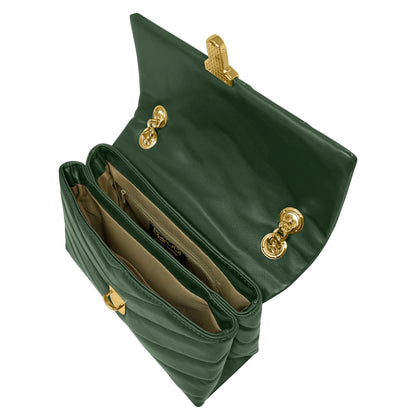 Borsa Donna a Tracolla e Spalla, In Vera Pelle Trapuntata, Made in Italy, Modello Elda Parubi Borse - vista 52