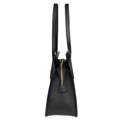 Borsa Donna a Spalla con Tracolla, In Vera Pelle Scamosciata, Made in Italy, Modello Brigitte Parubi Borse - vista 11