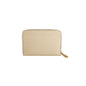 Portafoglio Donna Piccolo, In Vera Pelle, Made in Italy, Modello Cloe Mini Parubi Beige - vista 13