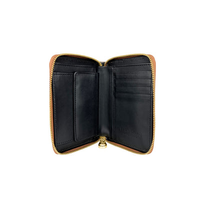 Portafoglio Donna Piccolo, In Vera Pelle, Made in Italy, Modello Cloe Mini Parubi - vista 12