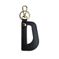 Portachiavi Lettera Donna e Uomo, In Vera Pelle Saffiano, Made in Italy Parubi Accessori - vista 4