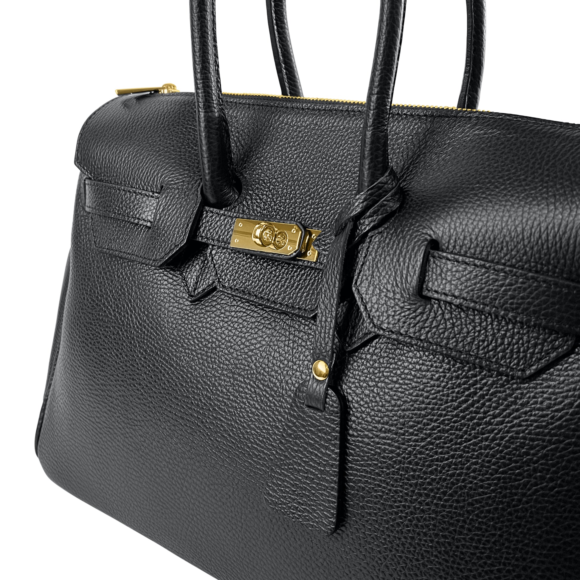 Borsa Donna a Mano Grande, In Vera Pelle, Made in Italy, Modello Diamante Parubi Borse - vista 6