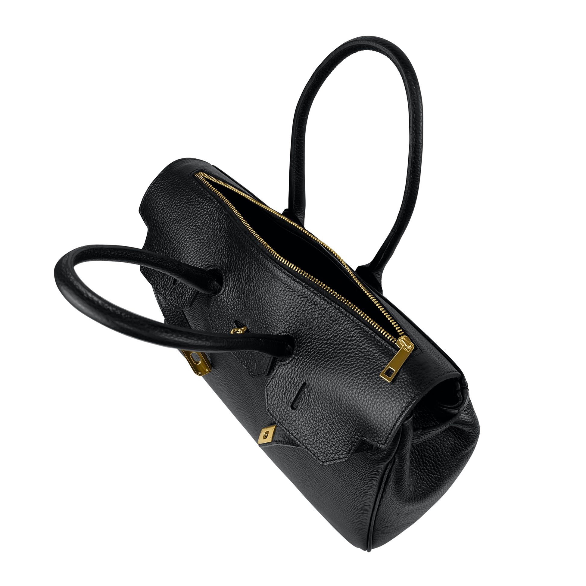 Borsa Donna a Mano Grande, In Vera Pelle, Made in Italy, Modello Diamante Parubi Borse - vista 7