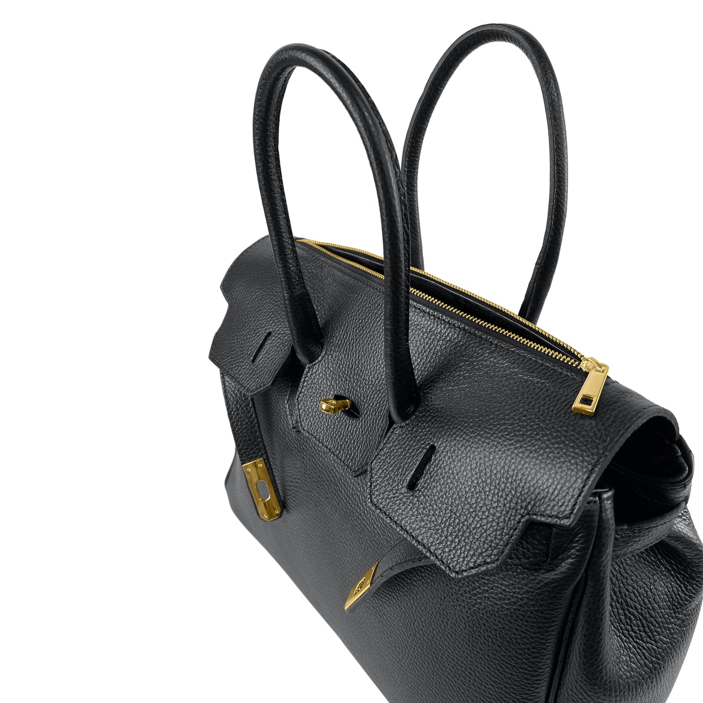 Borsa Donna a Mano Grande, In Vera Pelle, Made in Italy, Modello Diamante Parubi Borse - vista 8