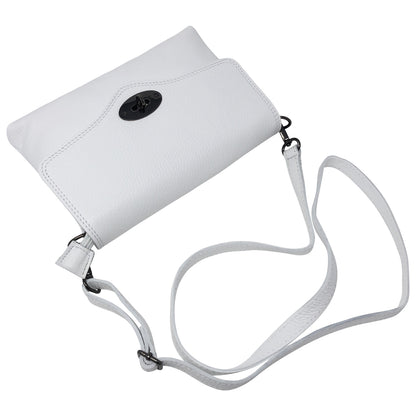 Borsa Donna a Mano con Tracolla, In Vera Pelle, Made in Italy, Modello Dalia Parubi Borse - vista 12