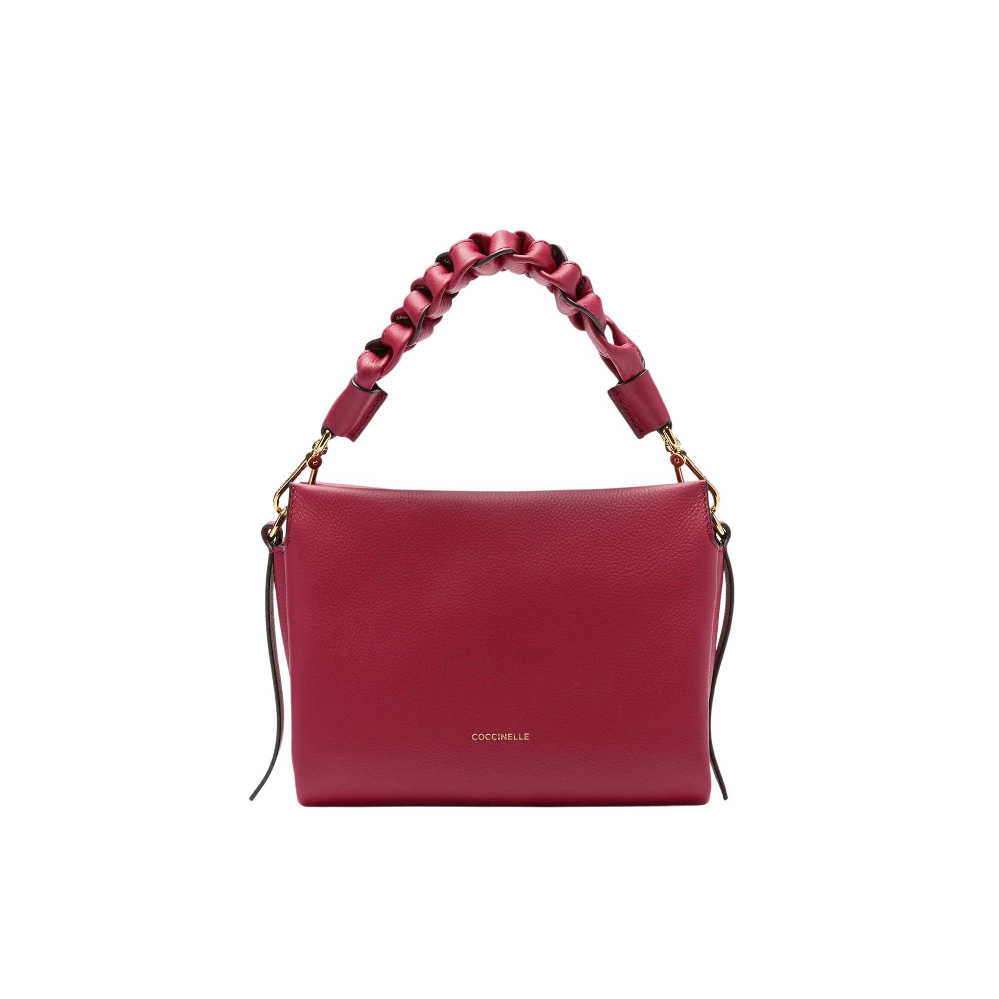 COCCINELLE Borsa Donna a Mano con Tracolla Rossa, In Vera Pelle, Boheme Small