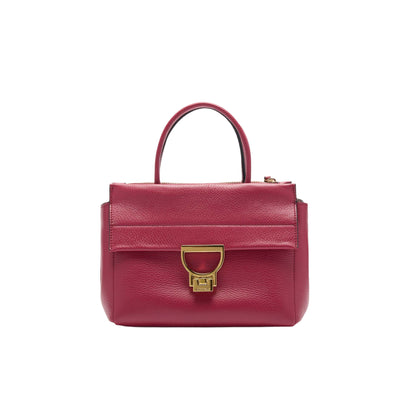 COCCINELLE Borsa Donna a Mano con Tracolla Rossa, In Vera Pelle ,Arlettis Medium Borse Rosso - foto prodotto