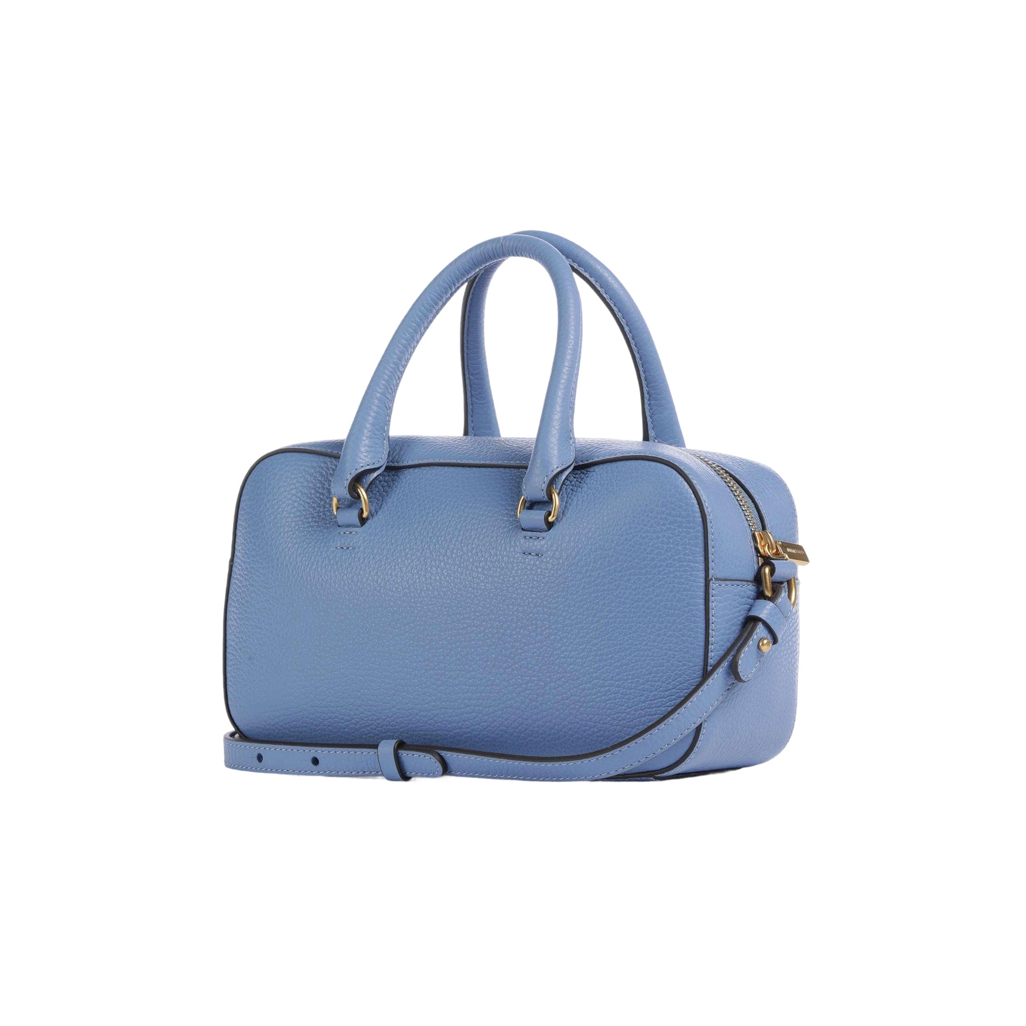 COCCINELLE Borsa Bauletto Donna a Mano con Tracolla Blu, In Vera Pelle, Beat Soft Medium
