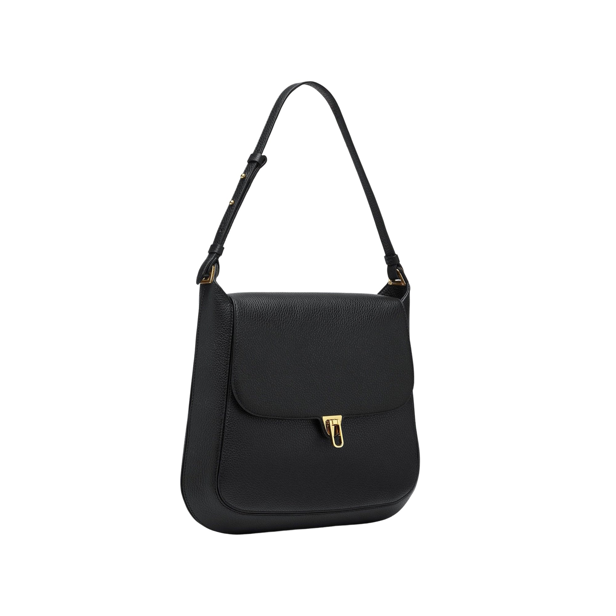 COCCINELLE Borsa Donna a Spalla Nera, In Vera Pelle, Cristhy