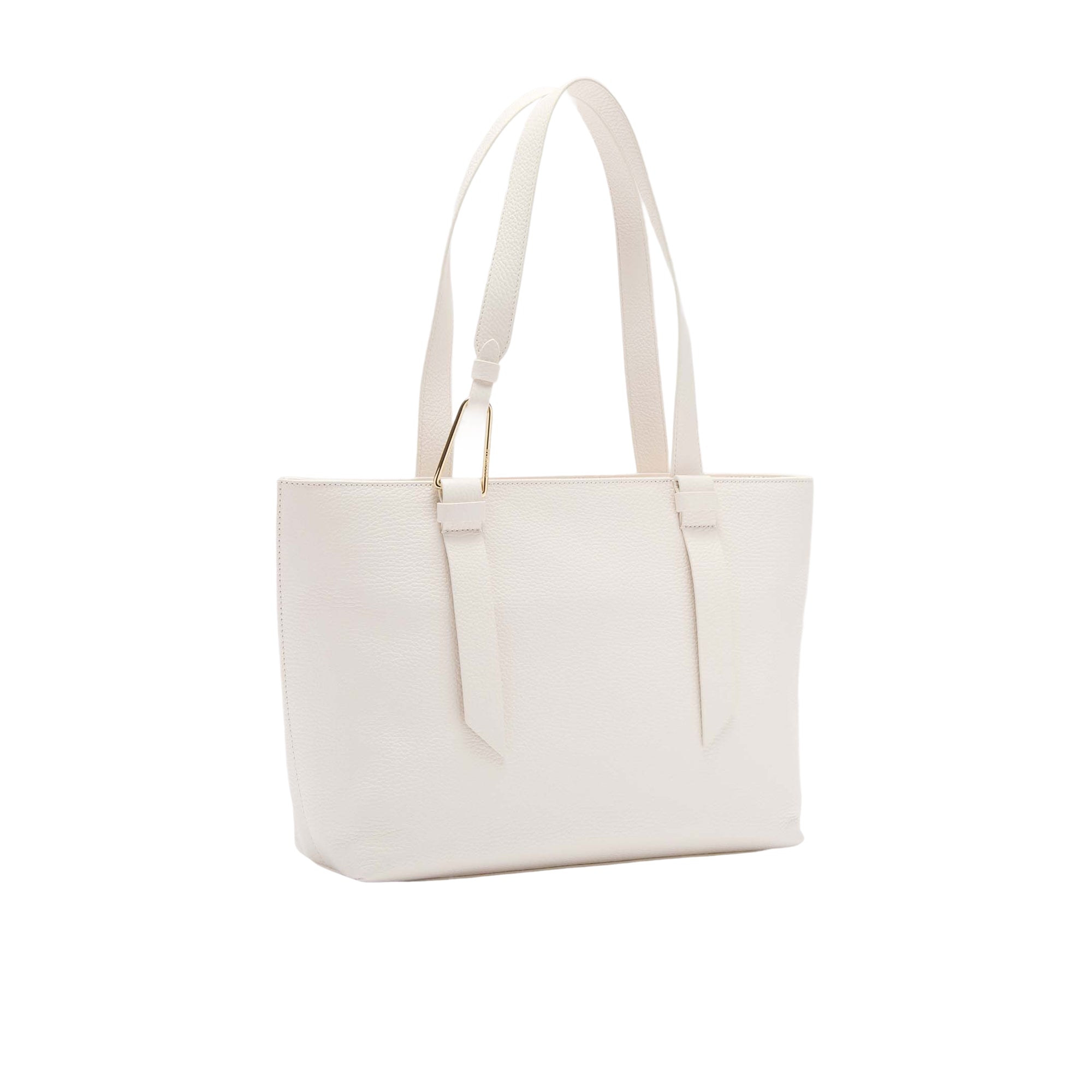 COCCINELLE Borsa Donna a Spalla Bianca, in Vera Pelle, Malory Medium