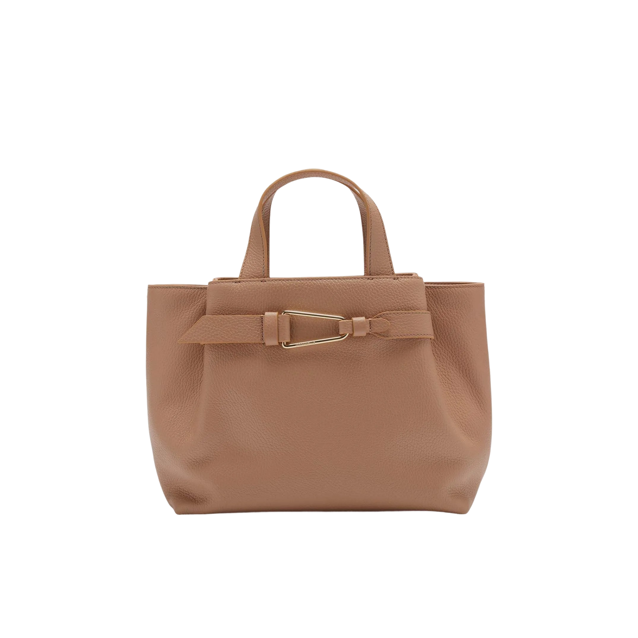 COCCINELLE Borsa Donna a Mano con Tracolla Marrone, In Vera Pelle, Malory Small