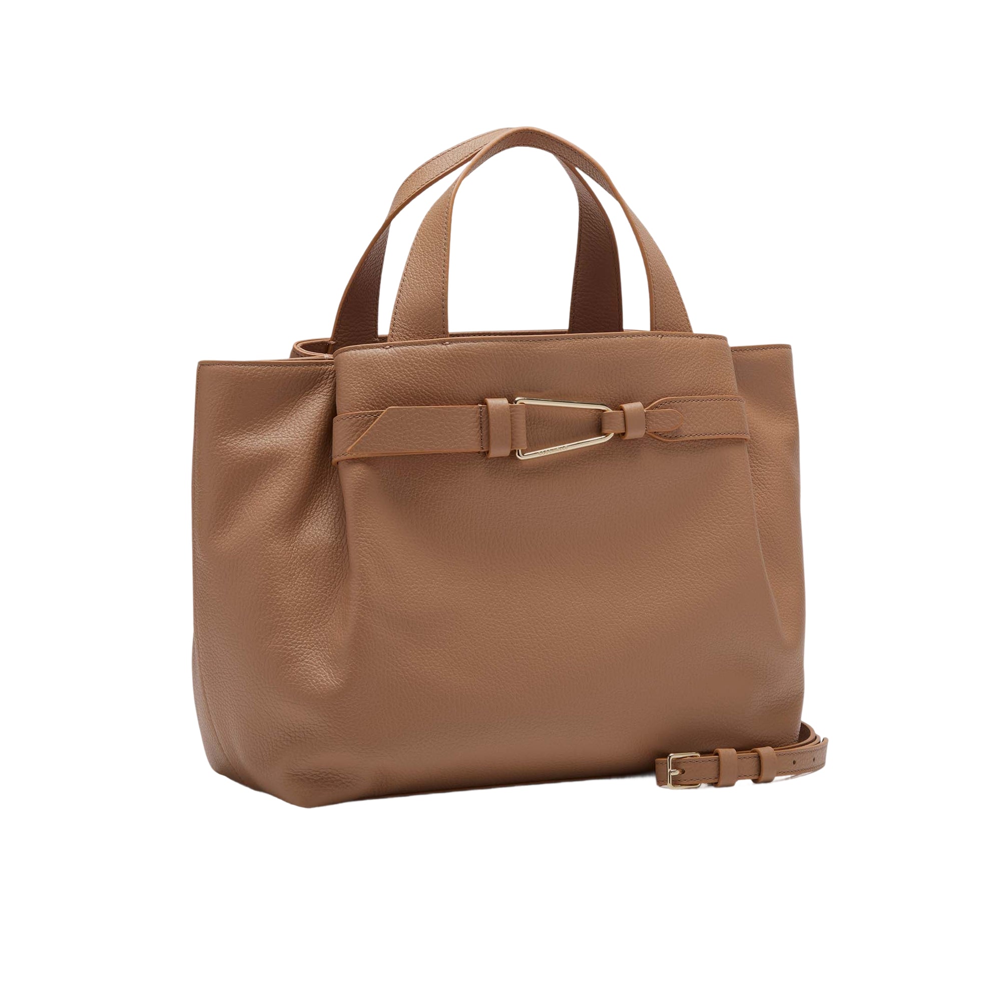 COCCINELLE Handtasche für Damen mit Schultergurt Braun, Aus echtem Leder, Malory Medium