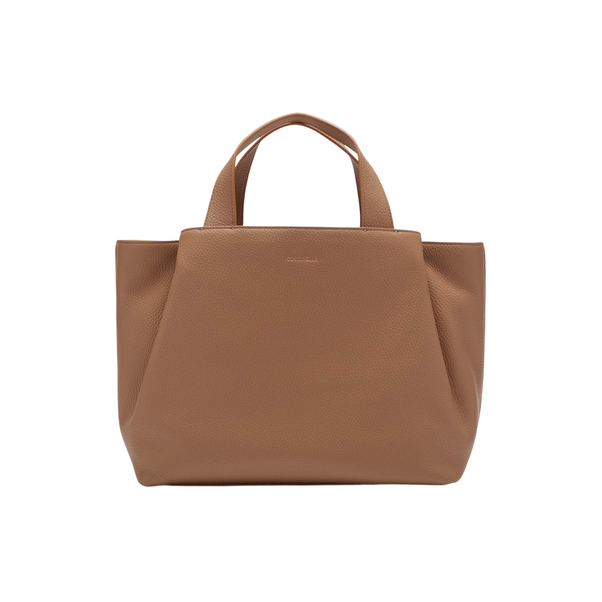 COCCINELLE Handtasche für Damen mit Schultergurt Braun, Aus echtem Leder, Malory Medium