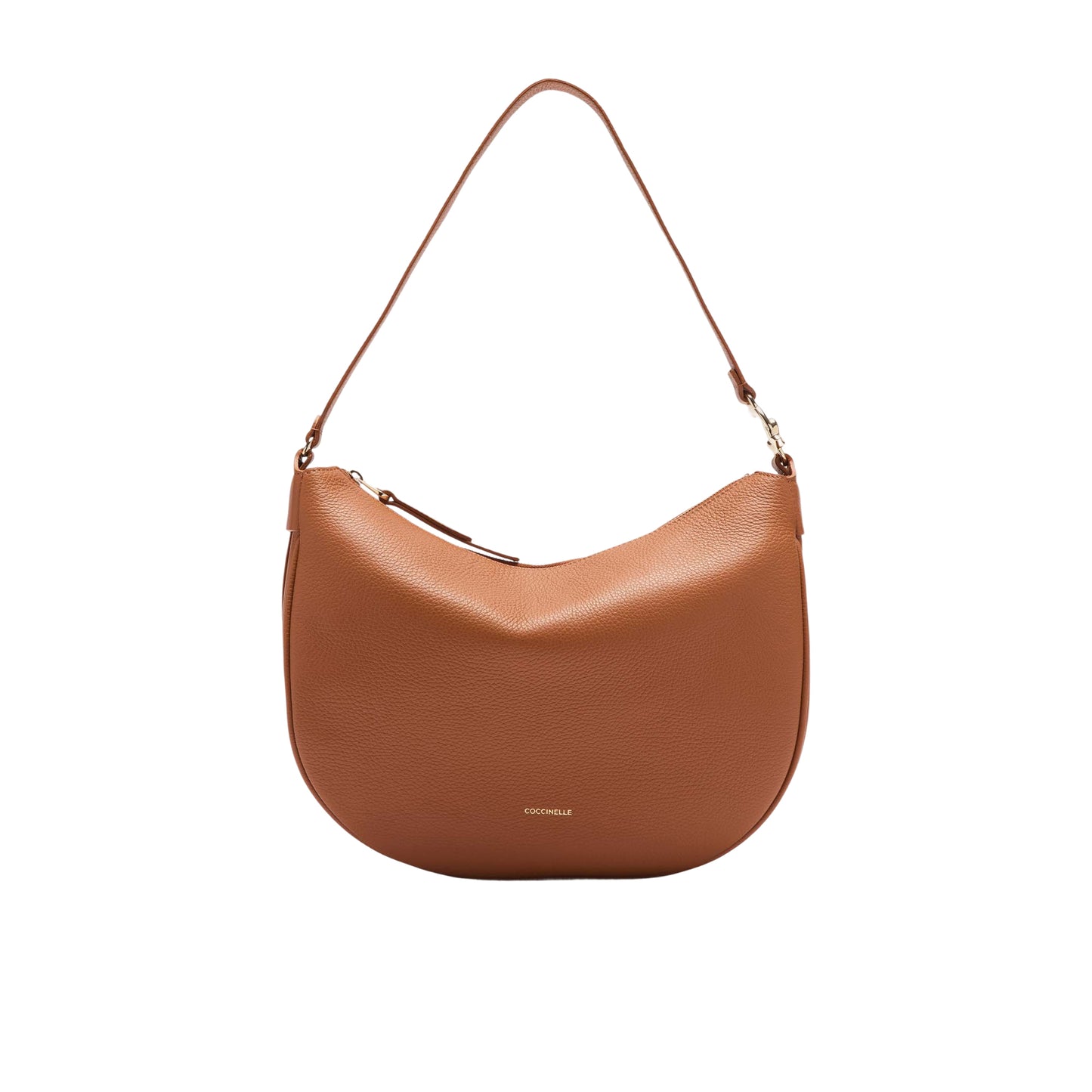 COCCINELLE Borsa Donna Hobo a Spalla Marrone, In Vera Pelle, C-Easy Medium Borse - foto prodotto
