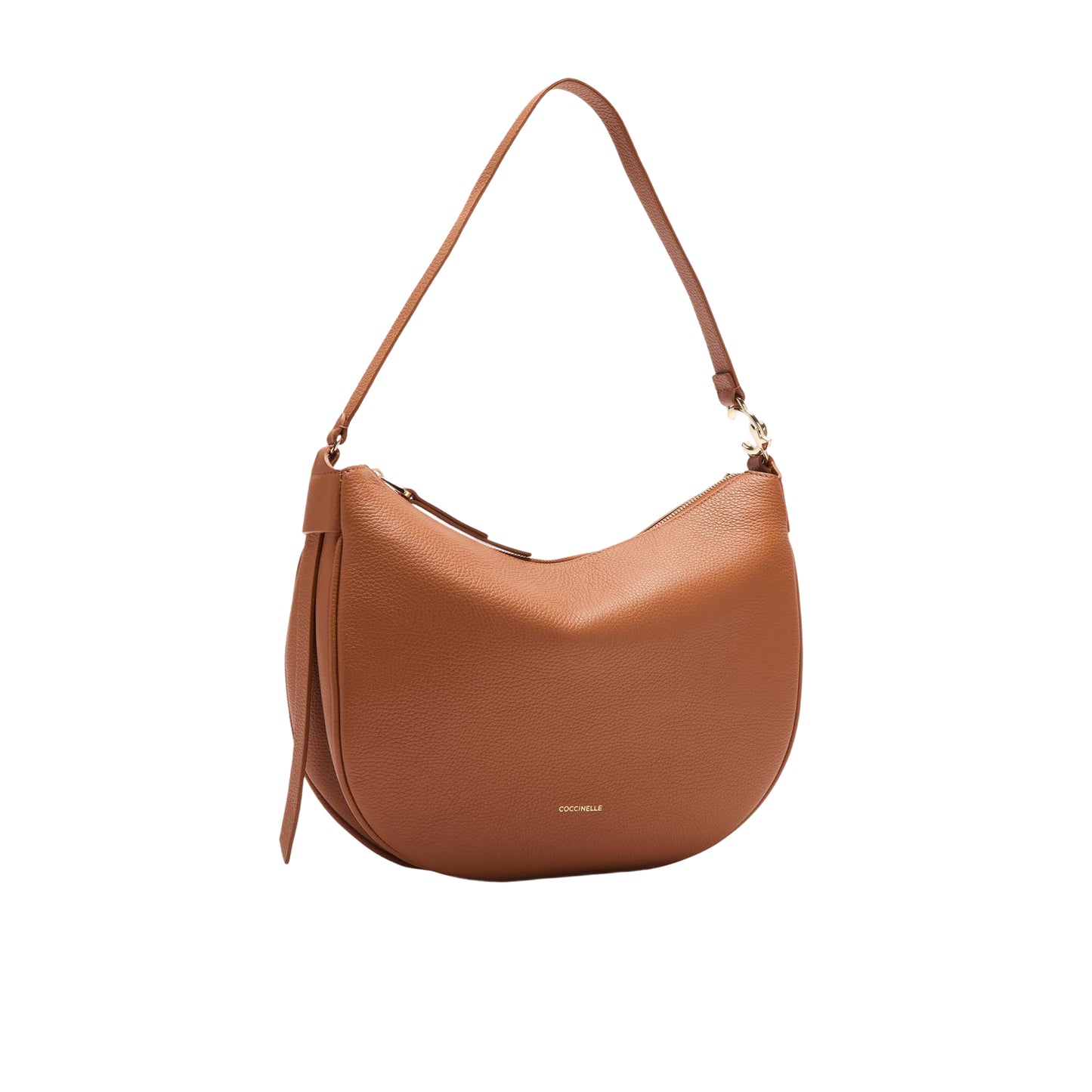 COCCINELLE Borsa Donna Hobo a Spalla Marrone, In Vera Pelle, C-Easy Medium Borse - vista 3