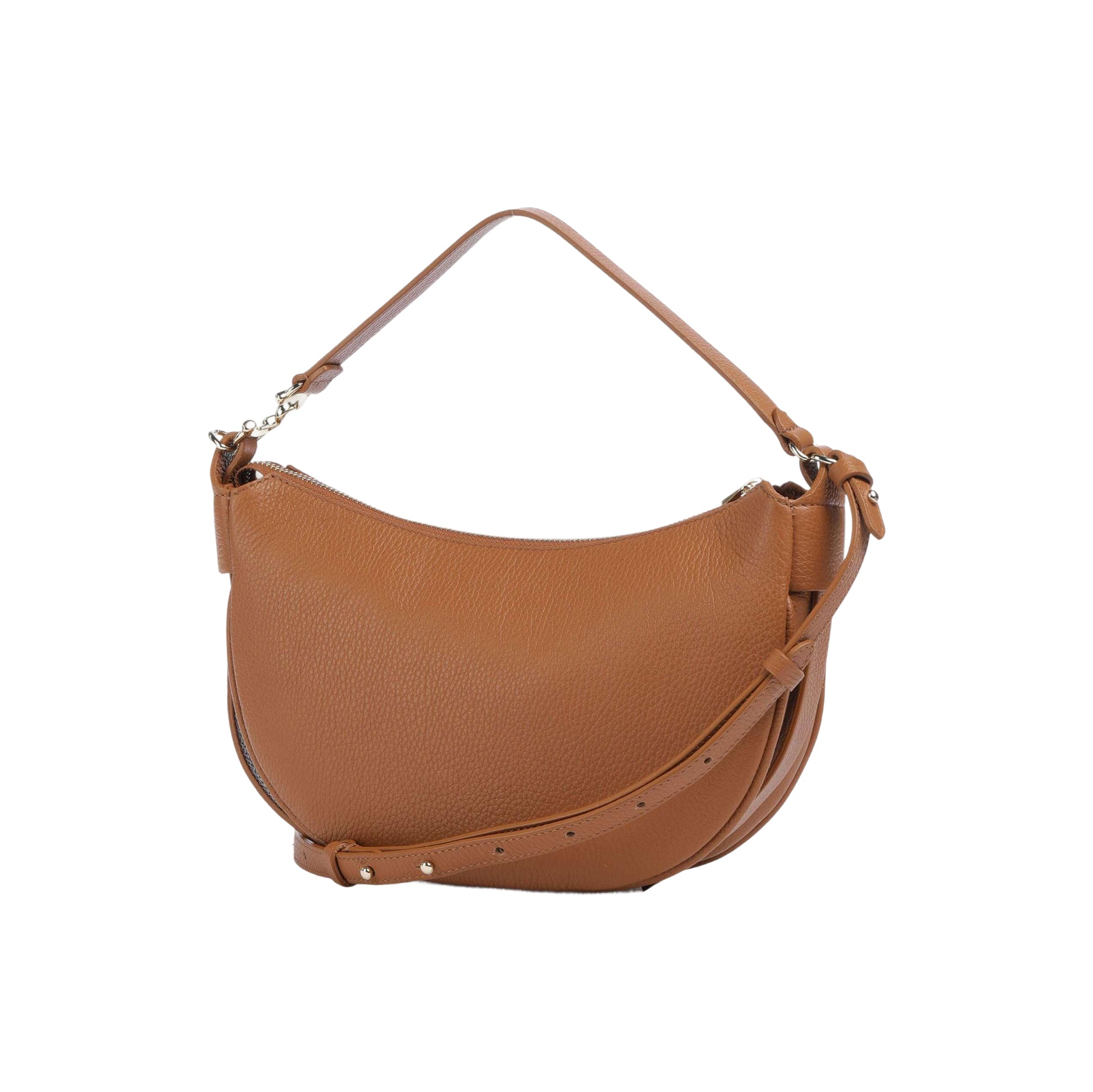 COCCINELLE Borsa Donna a Spalla Marrone con Tracolla, In Vera Pelle, C-Easy Borse - vista 4
