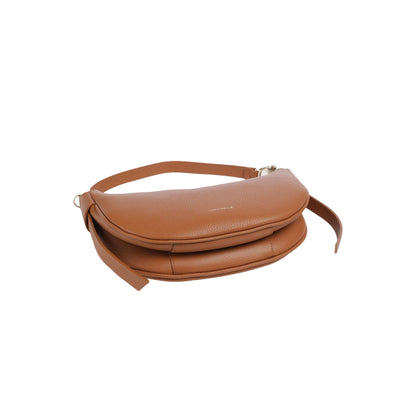 COCCINELLE Borsa Donna a Spalla Marrone con Tracolla, In Vera Pelle, C-Easy Borse - vista 6