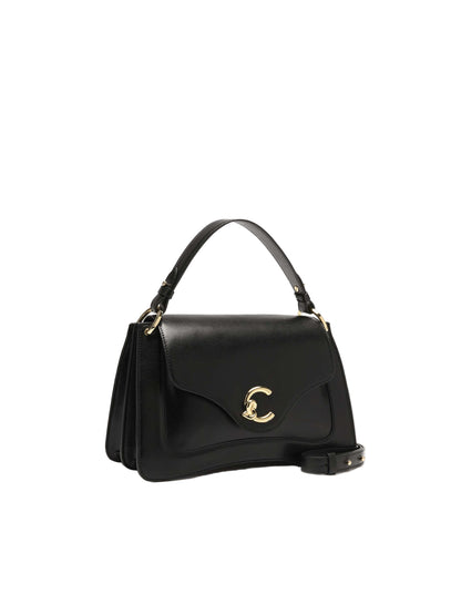 COCCINELLE Borsa Donna Nera C-Me Calf Medium in Vera Pelle Borse nero - vista 3