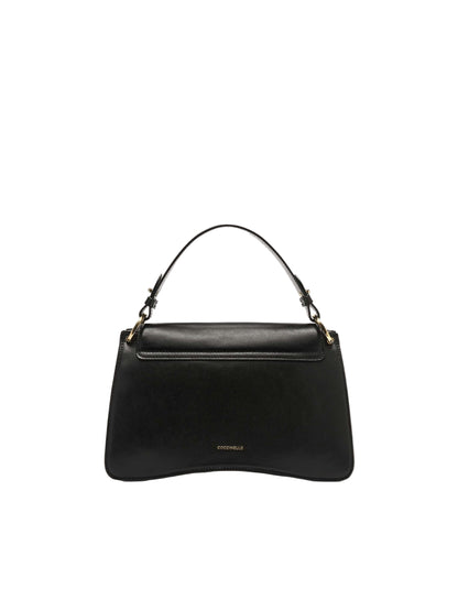 COCCINELLE Borsa Donna Nera C-Me Calf Medium in Vera Pelle Borse nero - vista 4