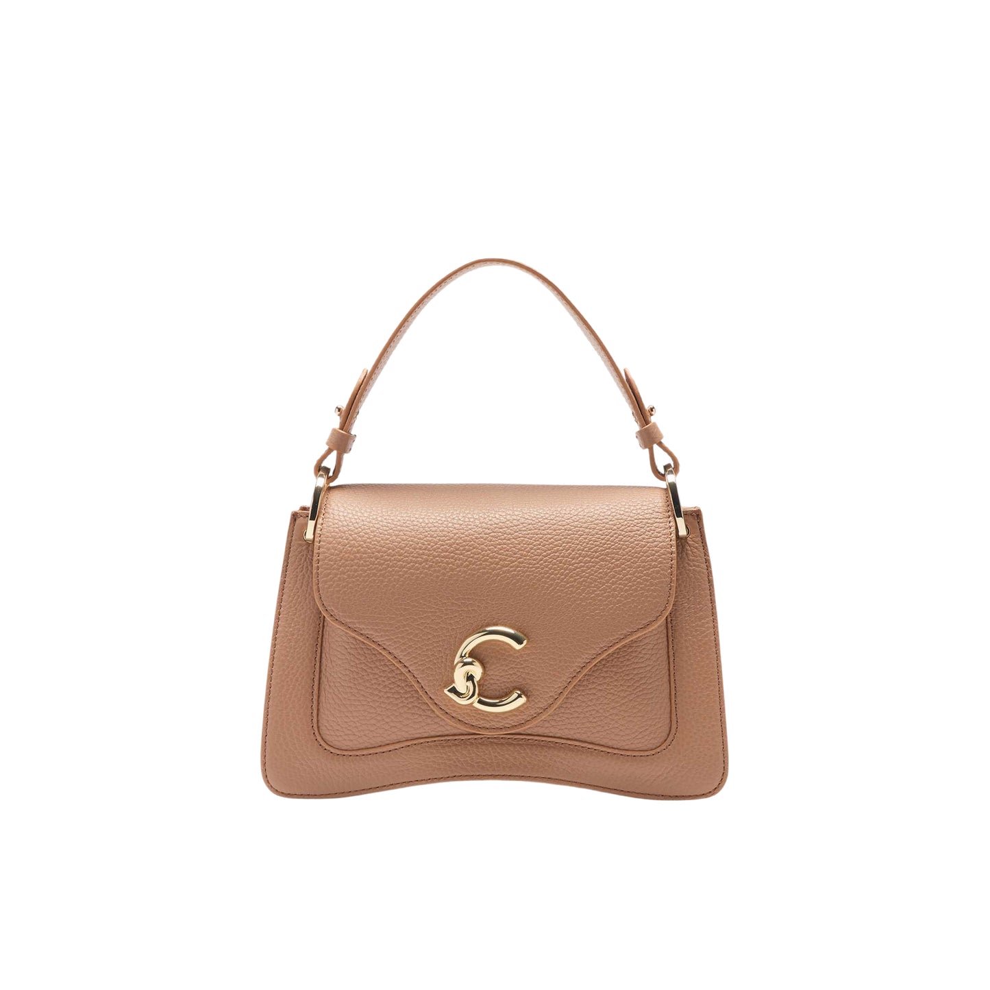 COCCINELLE, Borsa Donna a Mano Marrone con Tracolla, In Vera Pelle, C-Me Small Borse - foto prodotto