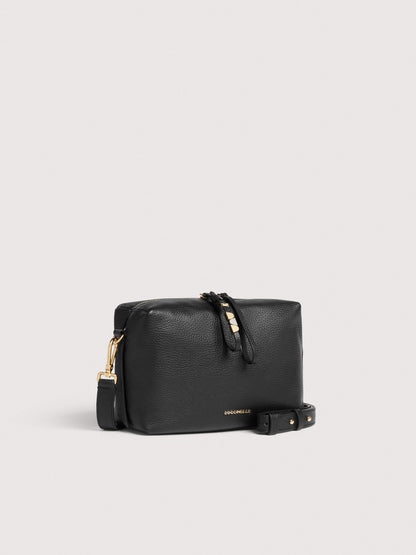 Coccinelle Borsa a Tracolla Pelle Donna Nera Logo Borse nero - vista 3