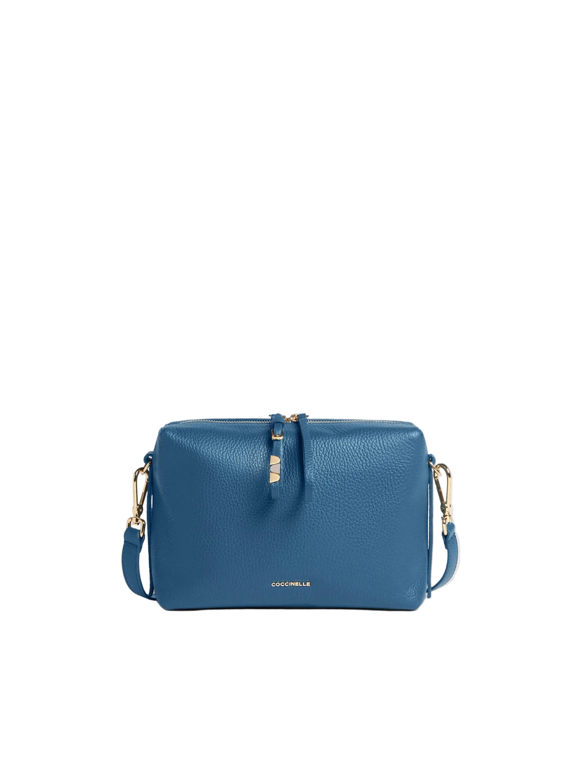 Coccinelle Borsa a Tracolla Pelle Donna Blu Logo Borse - foto prodotto