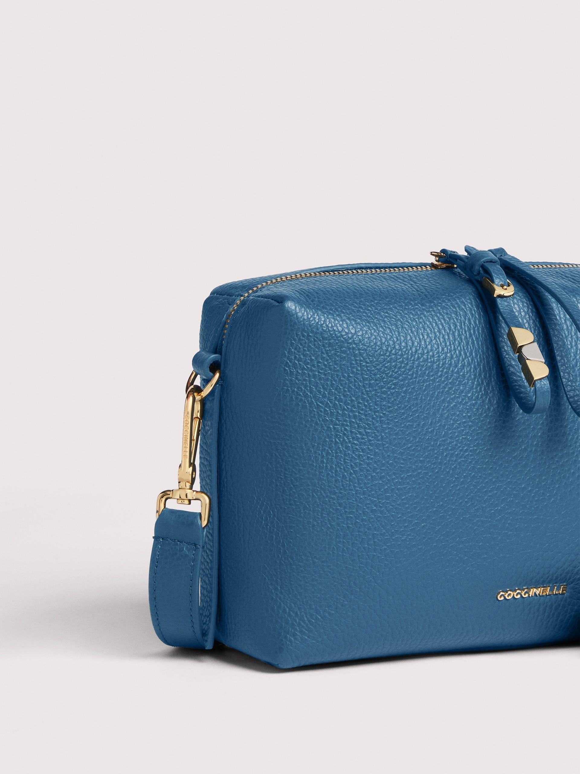 Coccinelle Borsa a Tracolla Pelle Donna Blu Logo Borse - vista 5