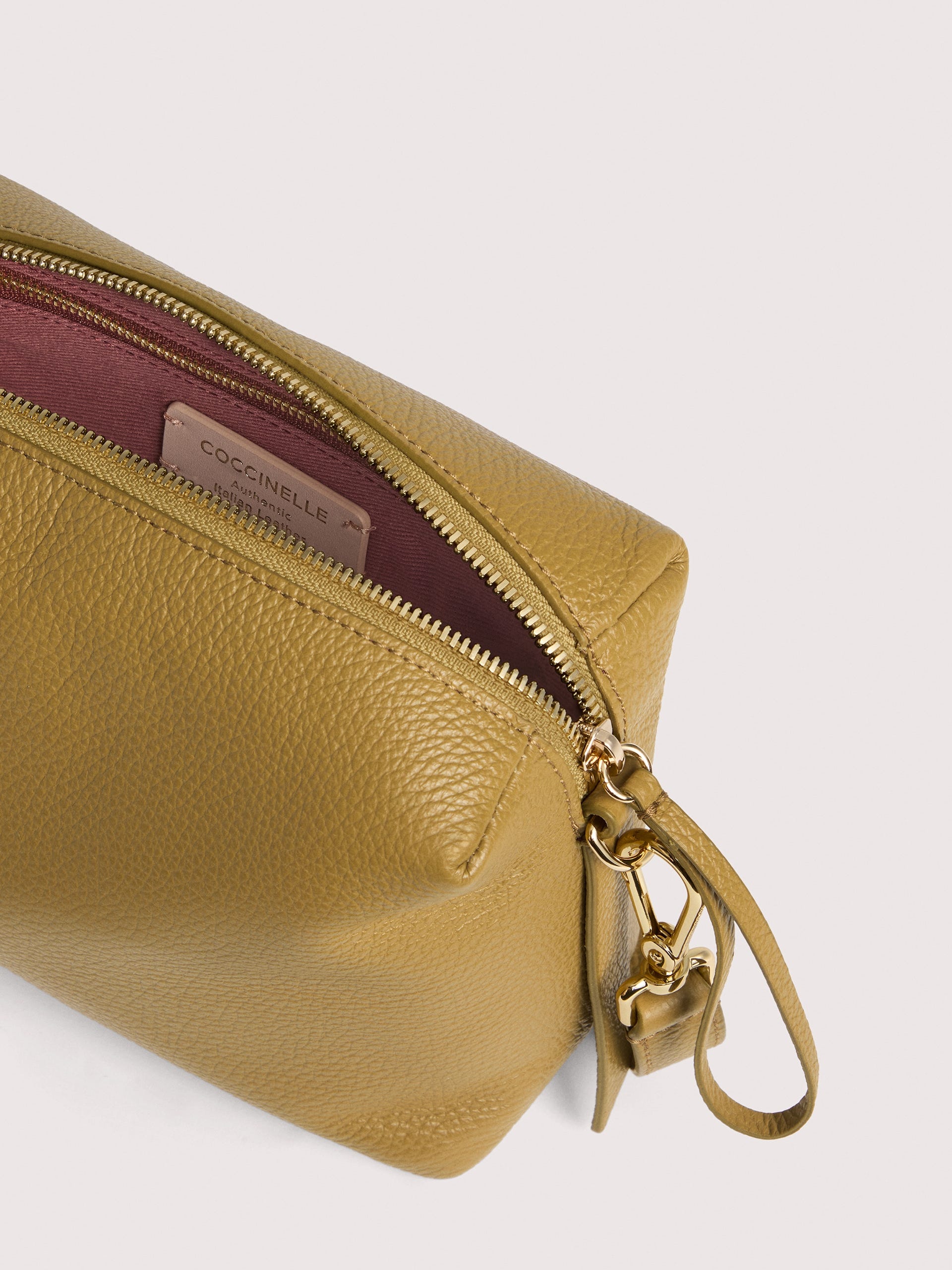 Coccinelle Borsa a Tracolla Pelle Donna Verde Logo Borse - vista 4